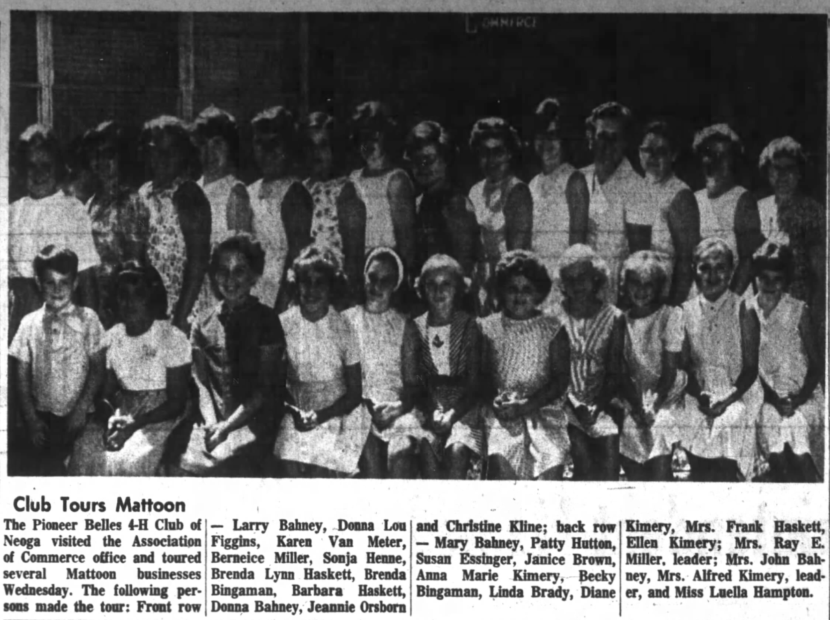 Club tours Mattoon